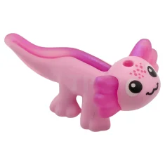 LEGO Salamander, Friends Style, Axolotl with Molded Satin Trans-Dark Pink Fin…