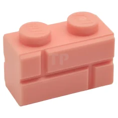 LEGO Brick 1 x 2 with Masonry Profile