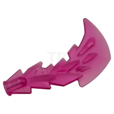 LEGO Wave Angular Single with Crystals and Axle Hole End