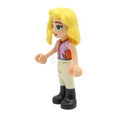 LEGO Friends Matilde - Chaqueta sin mangas rosa vivo, pantalón blanco,…