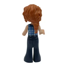 LEGO Friends Herbst - Blaue Weste aus Flanell, dunkelblaue Hose, Glockenhose,…