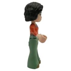 LEGO Friends Michelle - Camisa naranja rojizo, Pantalón verde arena de…