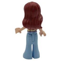 LEGO Friends Paisley - Hellgelbes und mittellavendelfarbenes Tank-Top, hellblaue Hosenglocke, orangefarbene…