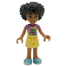 LEGO Friends Sonia - Delantal "PLAYLAND" Amarillo Claro Brillante, Camiseta Rosa…