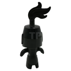 LEGO Grimspawn - Casco Negro Castillo Cerrado, Penacho Negro