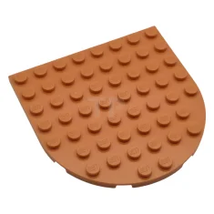 LEGO Plaque, bout arrondi 8 x 8