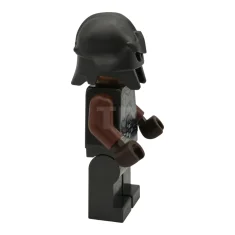 LEGO Orco - Cabeza Turrón Medio, Armadura y Casco Gris Oscuro…