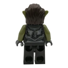LEGO Orco - Cabeza verde oliva, armadura gris oscuro perla con…