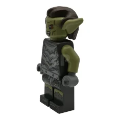 LEGO Orco - Cabeza verde oliva, armadura gris oscuro perla con…