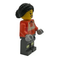 LEGO Travailleur de la construction - Femme, veste de sécurité orange…