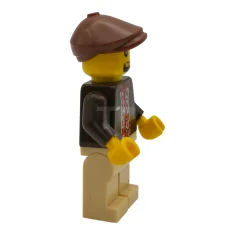 LEGO Chauffeur de taxi - Homme, veste marron foncé sur chemise…