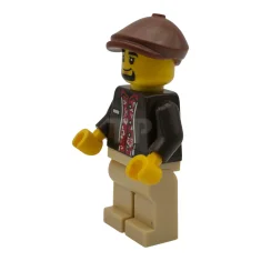 LEGO Chauffeur de taxi - Homme, veste marron foncé sur chemise…