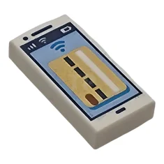 LEGO Tile 1 x 2 with Cell Phone / Smartphone with…