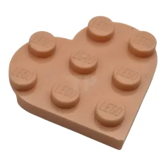 LEGO Piastra 3 x 3 - Cuore