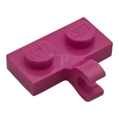 LEGO Piastra, modificata 1 x 2 con clip orizzontale sul lato