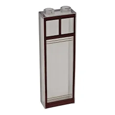 LEGO Brick 1 x 2 x 5 with Reddish Brown and…