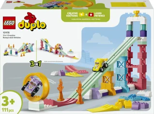 LEGO 3-in-1 creatieve hellingen met voertuigen