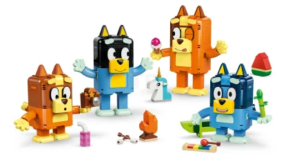 LEGO Bouwbare figuren van Bluey en haar familie