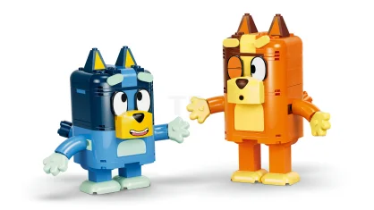 LEGO Bouwbare figuren van Bluey en haar familie