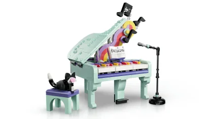 LEGO Piano met kat