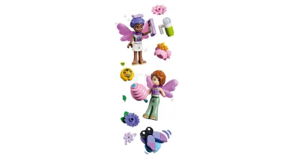 LEGO Draaiende theekopjesattractie met bloementhema