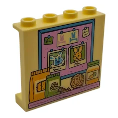 LEGO Panel 1 x 4 x 3 with Side Supports -…