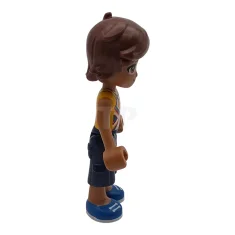 LEGO Friends Leo - Bright Light Orange Sleeveless Shirt, Dark Blue…