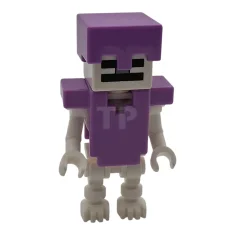 LEGO Skeleton, Minecraft - Medium Lavender Armor and Helmet