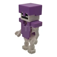LEGO Skeleton, Minecraft - Medium Lavender Armor and Helmet