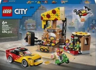 LEGO Pizzacentrale met voertuigen