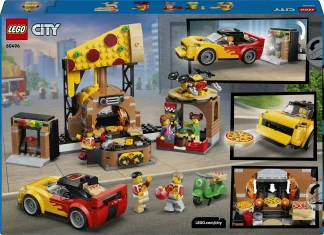 LEGO Pizzacentrale met voertuigen