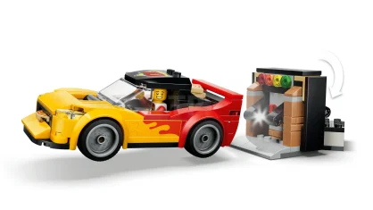 LEGO Pizzacentrale met voertuigen