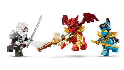 LEGO Zilvar en Grimtak het Drakenbeest