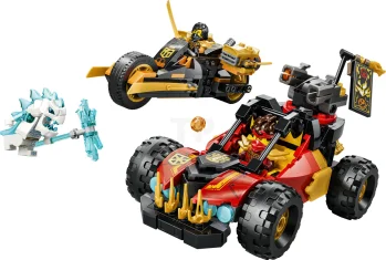 LEGO Kai en Cole's combivoertuigen