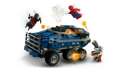 LEGO Spider-Man achtervolging van gevangenistransport