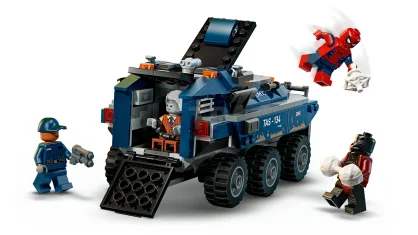 LEGO Spider-Man achtervolging van gevangenistransport