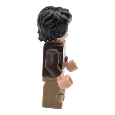 LEGO Harry Potter - Dunkelbraune offene Jacke, dunkelbraune mittlere Beine