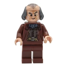 LEGO Argus Filch - Glatze auf dem Kopf, rotbraune Jacke, schlichte…