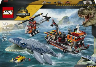 LEGO L’attaque du bateau par le mosasaure