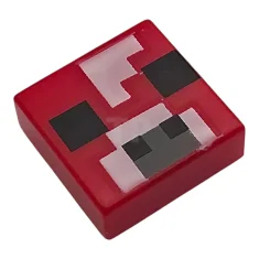 LEGO Tegel 1 x 1 met zwarte vierkantjes en donkerblauwachtig grijs…