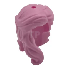 LEGO Mini bambola, capelli lunghi femminili, riga a sinistra, ciocca sulla…