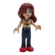 LEGO Friends Paisley - Camiseta de tirantes amarillo claro brillante y…