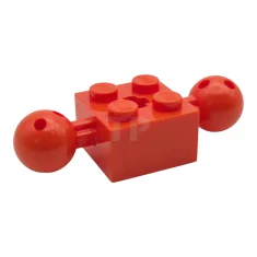 LEGO Technic, Brick Modified 2 x 2 with Balls with Holes…