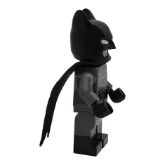 LEGO Batman - Dunkelblaugrauer Anzug, Kutte mit weißen Augen, schwarze Stiefel