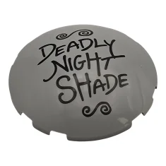 LEGO Brick, Round 6 x 6 Dome Top with Black 'DEADLY…
