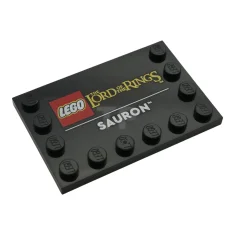 LEGO Tile, Modified 4 x 6 with Studs on Edges with…