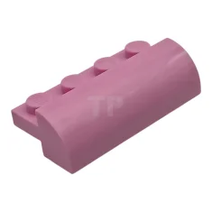 LEGO Pendenza, curvo 2 x 4 con 4 borchie da incasso
