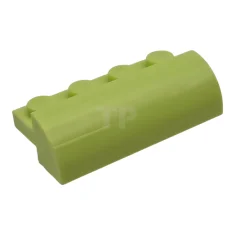 LEGO Dakpan, gebogen 2 x 4 met 4 verzonken noppen