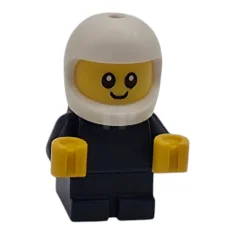 LEGO Driver Junior - Dark Blue Body, White Helmet (Police Officer)