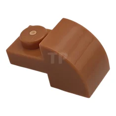 LEGO Pendenza, curvo 2 x 1 con borchie incassate